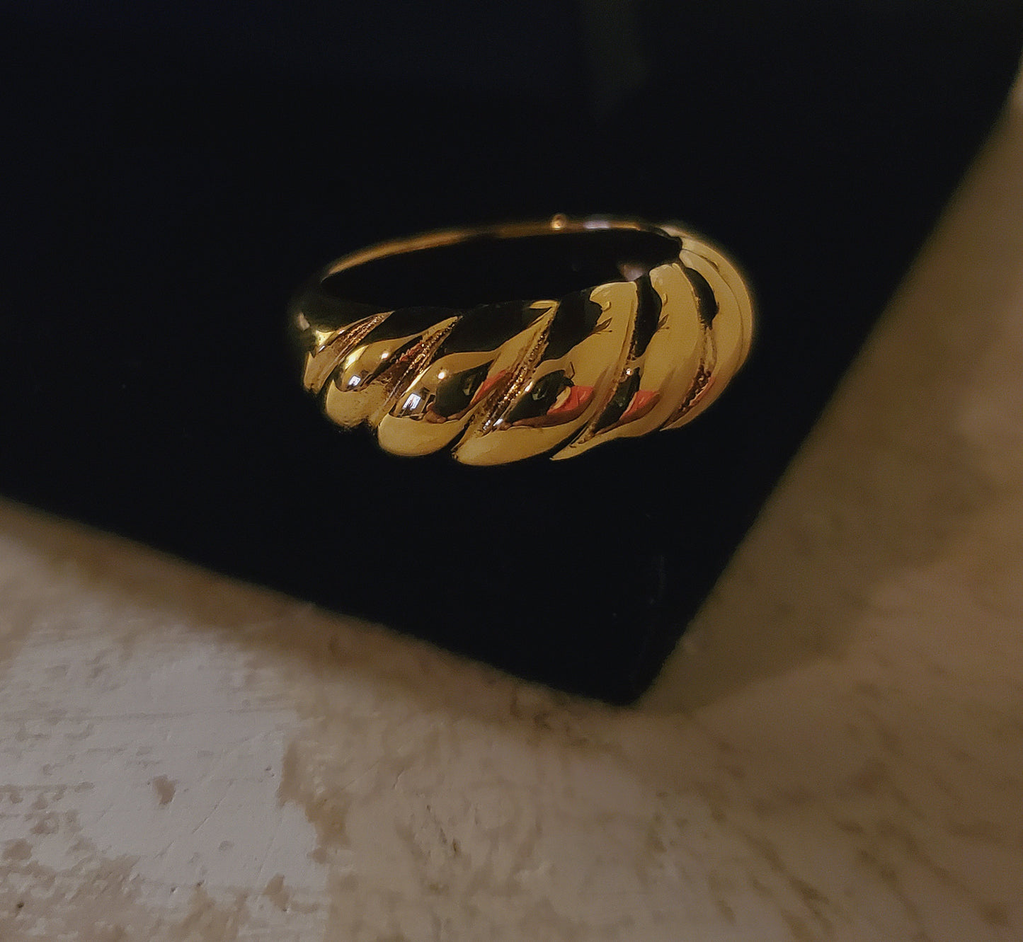 Croissant Dome Ring